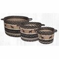 Palacedesigns 9 x 7 in. Deer Silhouettes Small Utility Basket PA2850439